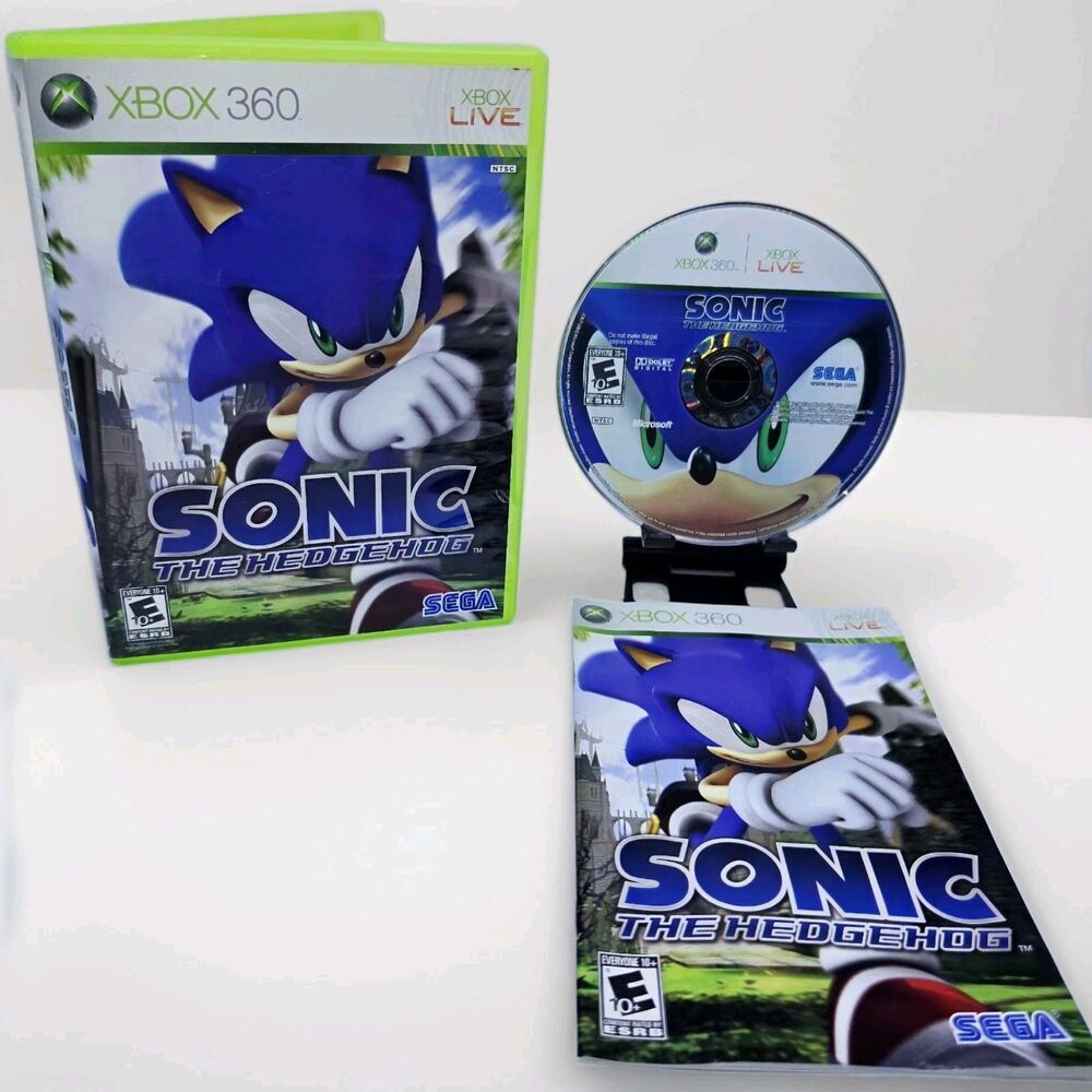 Sonic the Hedgehog Xbox 360 CIB Complete w/ Manual Sega